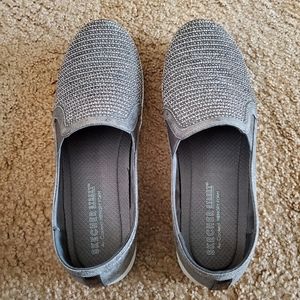 Shoes - taupe in color